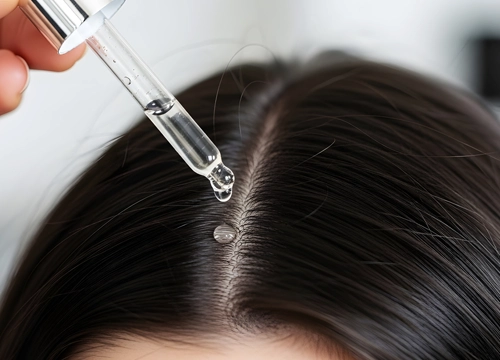 Herbal hair rinses for a brilliant luminous shine